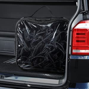 Buy Grit Performance Heavy Duty Cargo Net for Pickup Trucks with Thick  Latex 4x4 inches Bungee Mesh Squares for Small and Large Loads with Storage  Bag and 12 Steel, Blue No Tangle
