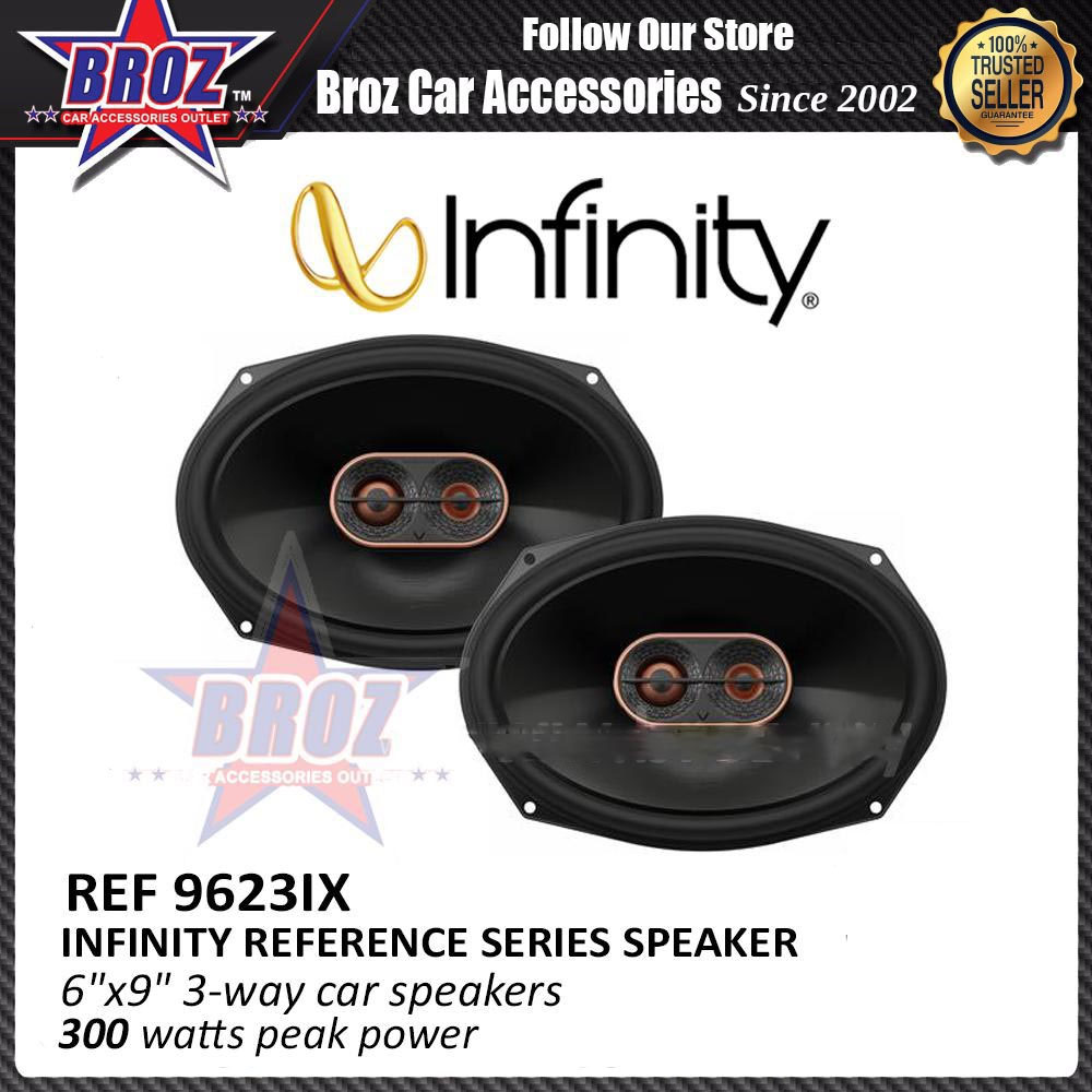 Broz Infinity Reference Series Speaker REF-9623IX 6 x9 3-Way Car Speakers |  Lazada