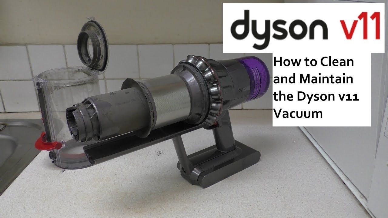 How to Clean and Maintain the Dyson V11 Cordless Vacuum Cleaner - YouTube | Cordless  vacuum, Vacuum cleaner, Dyson