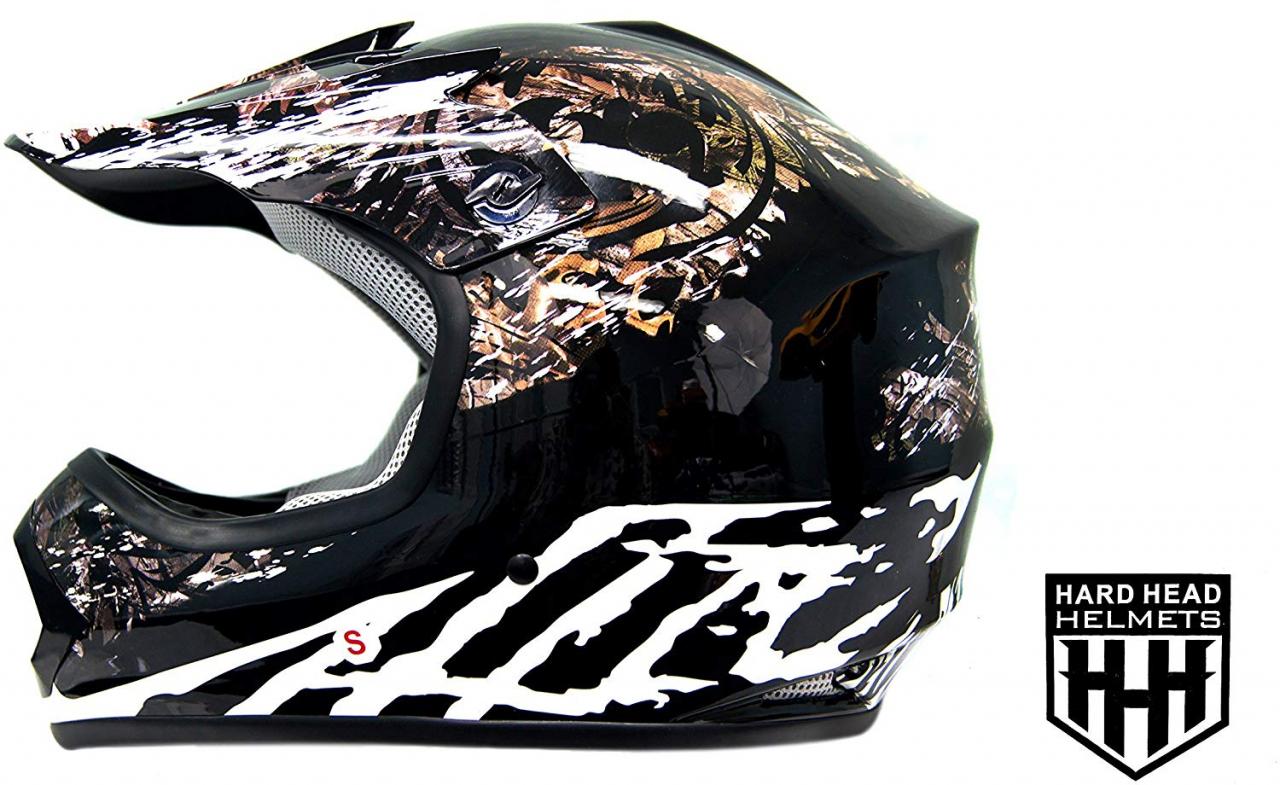 Buy DOT Youth & Kids Helmet for Dirtbike ATV Motocross MX Offroad Motorcyle  Street bike Helmet small, Black Camo Online in India. 638065834