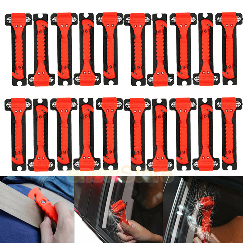 Home Hand Tools Emergency Escape Tool Auto Car Window Glass Hammer Breaker  and Seat Belt Cutter Tools & Workshop Equipment