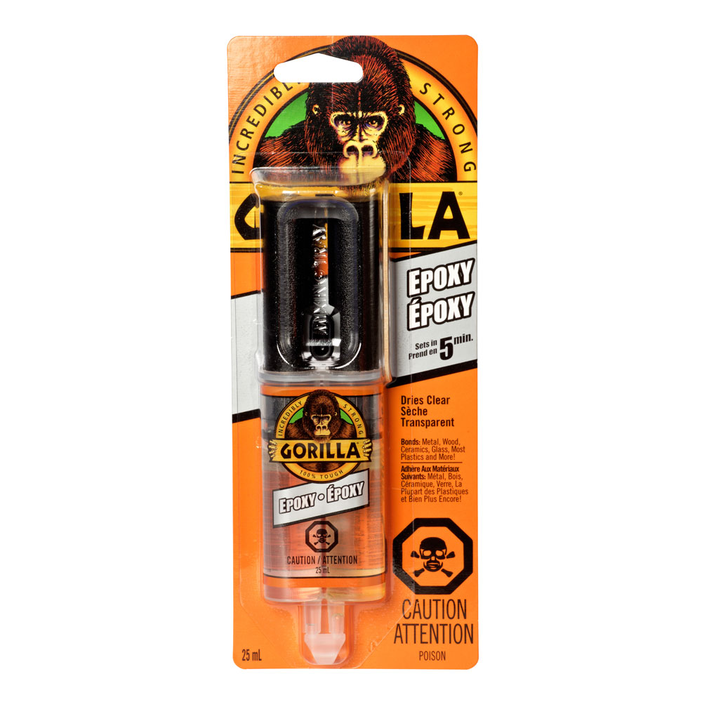 Buy Gorilla 2 Part Epoxy, 5 Minute Set, .85 Ounce Syringe, Clear, (Pack of 2)  - 4200130 Online in Hong Kong. B01M7VD07W