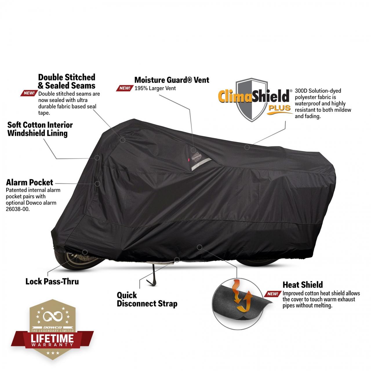 Dowco Guardian Weatherall Plus Motorcycle Cover | 10% (.00) Off! -  RevZilla