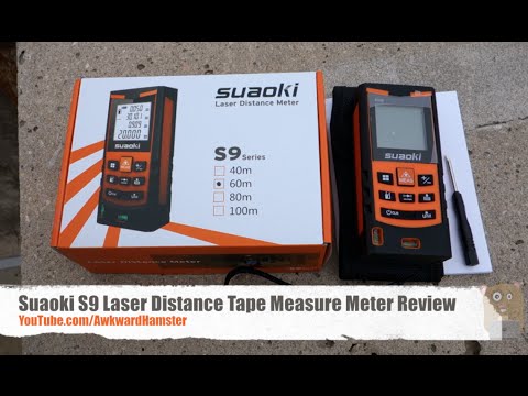 Suaoki S9 198ft Portable Laser Distance Measure, Laser Measure with 2  Bubble Levels – ACS Goods