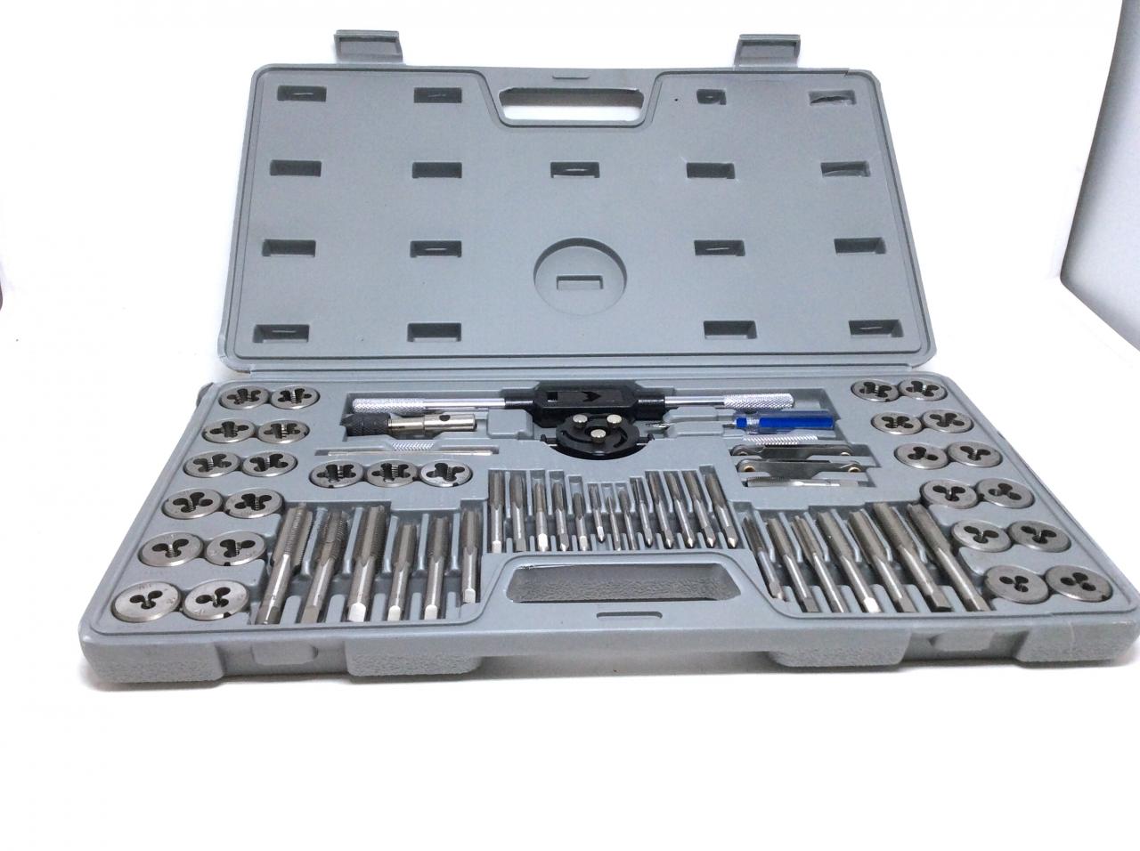 ABN Metric and SAE Standard Tap and Die 60-Piece Rethread Set Rethreading  Kit for Cutting External and Internal Threads DIY & Tools Hand Tools  mymobileindia.com