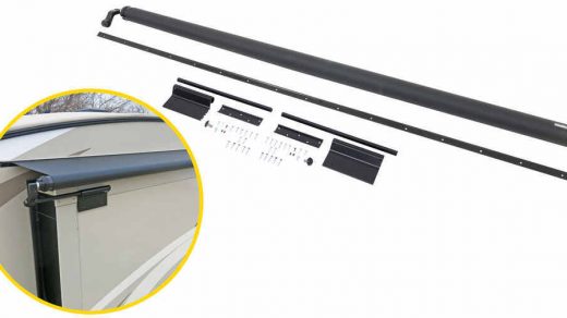 RV Parts & Accessories 157 Fabric Solera V000194925 Black 16 Slide Topper  Awning Awnings, Screens & Accessories