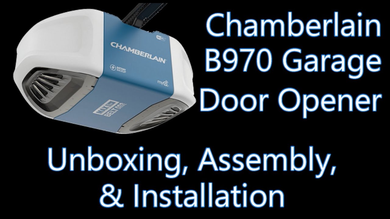Chamberlain B970 Smartphone-Controlled Ultra-Quiet & Strong Garage Door  Opener