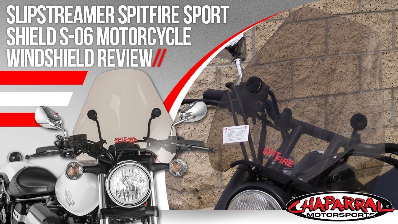 Slipstreamer Spitfire Windshield Review (Universal Motorcycle Windscreen)
