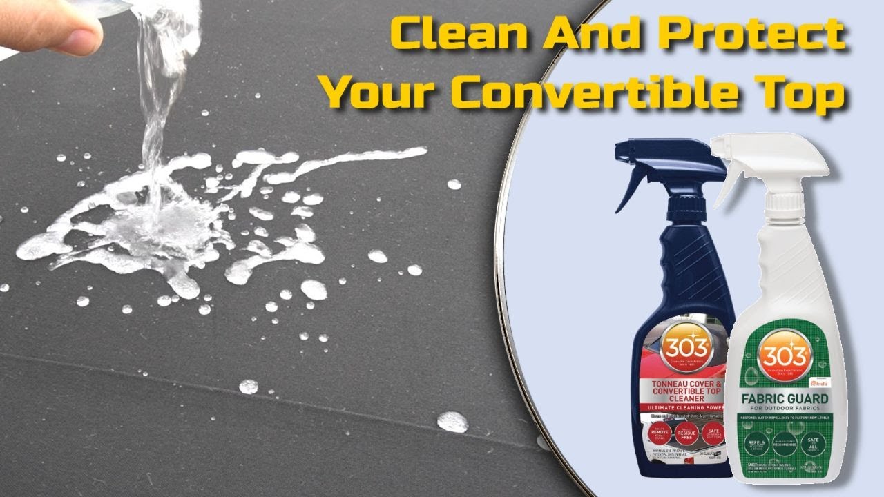 Buying Guide | 303 Convertible Fabric Top Cleaning and Care Kit - Cleans  An...