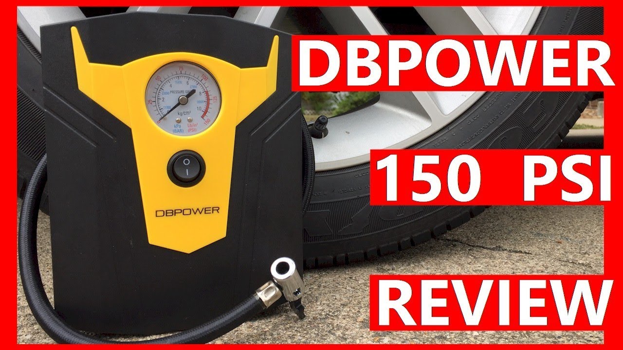 DB Power Heavy Duty 150 PSI Portable Wired DC 12V Car Tire Inflator Compressor  Air Pump, Furniture & Home Living, Gardening, Hose and Watering Devices on  Carousell