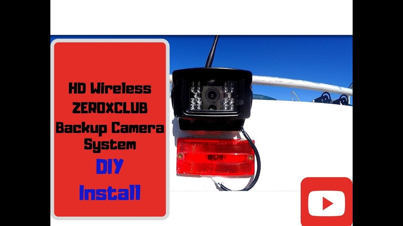 ZEROXCLUB Wireless Backup Camera Kit for Van RV Truck Trailer (W01)