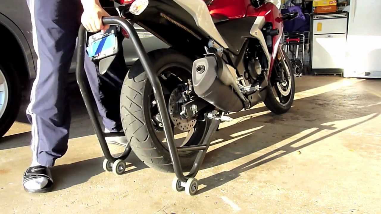 Venom Sport Bike Motorcycle 360 Trolley + Rear Swingarm Wheel Lift Stand  Combo