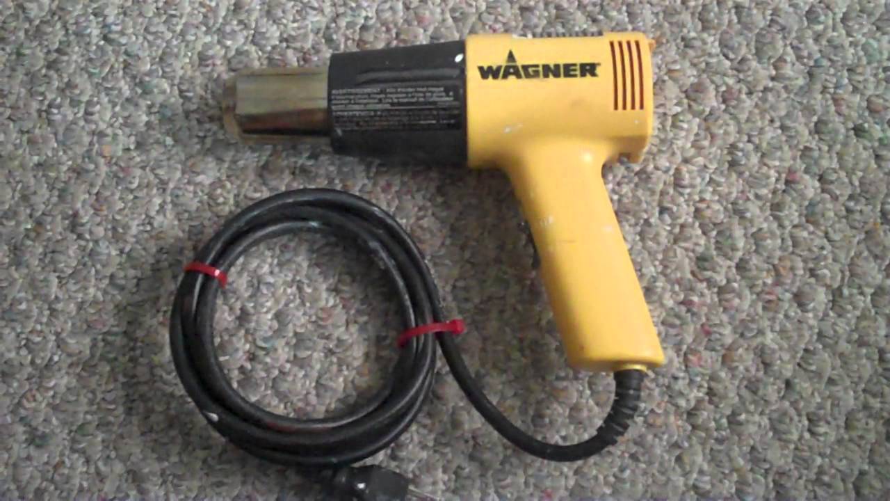Wagner Heat Gun HT1000 Dual Temp 1200 Watts - YouTube