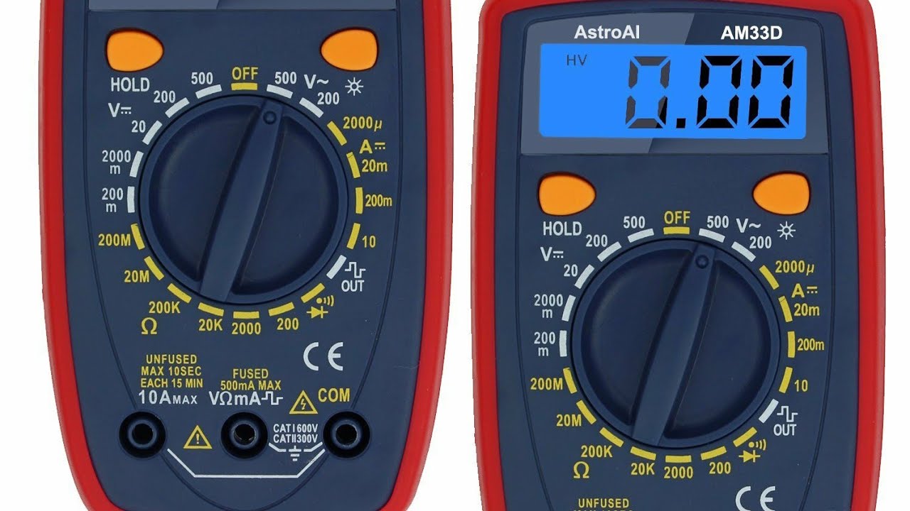 AstroAI AM33D CHEAP-O Multimeter Review & Teardown! - YouTube