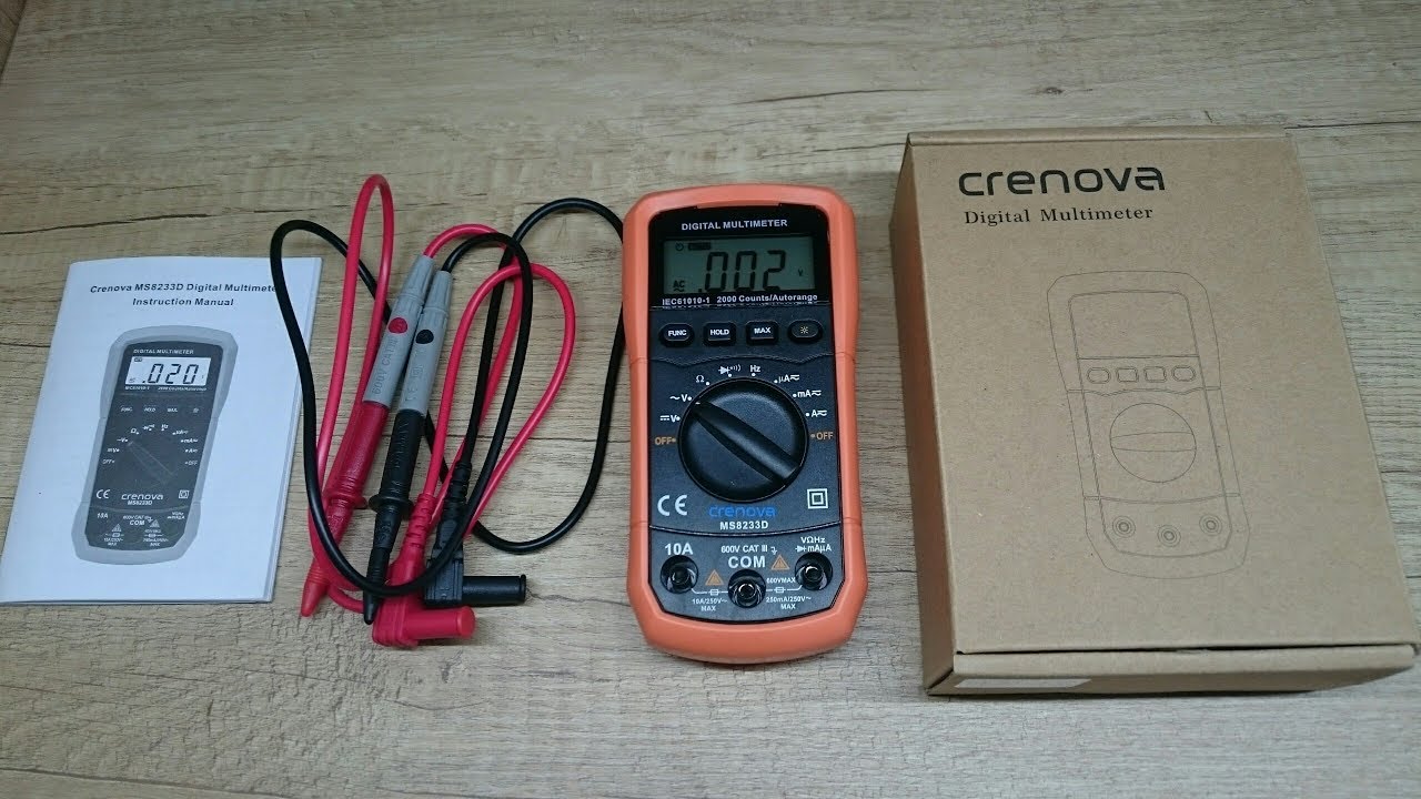 Crenova MS8233D Auto Ranging Digital Multimeter Home Measuring Tools |