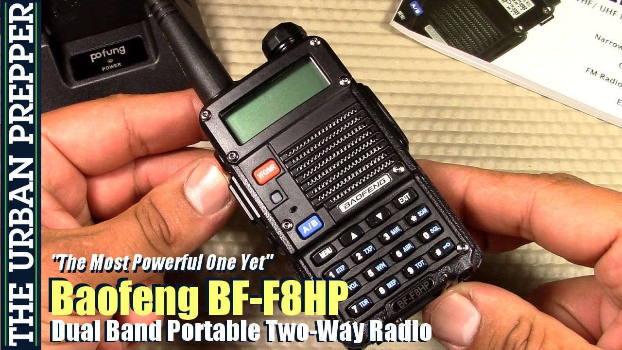 BaoFeng BF-F8HPI Walkie Talkie 8W Dual Band Two-Way Radio VHF UHF 1-50km  Display | Shopee Philippines