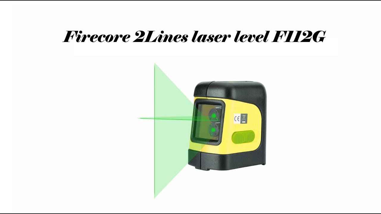 Firecore Self-Leveling 2 lines F112G laser level - YouTube