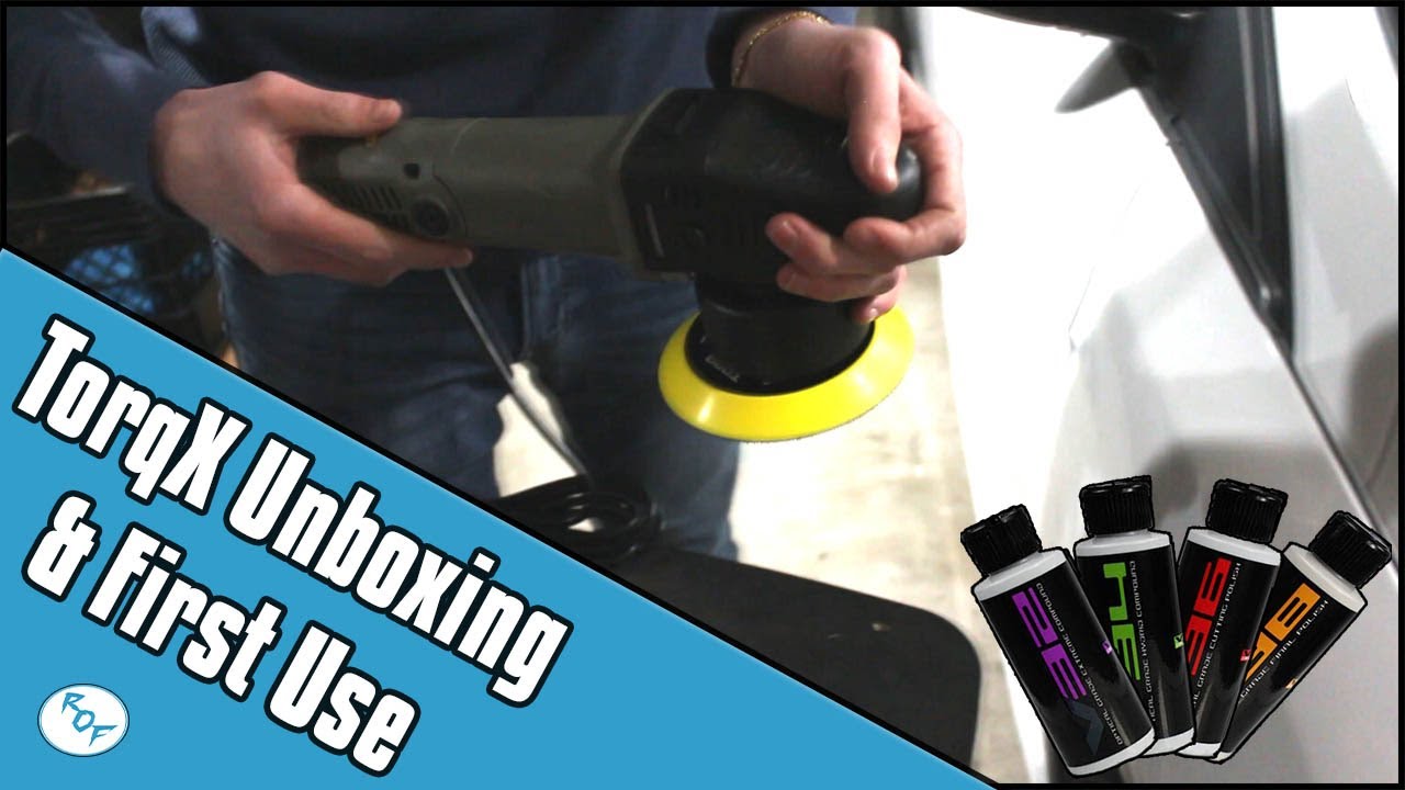 Chemical Guys TORQX Polisher Unboxing & First Use - YouTube