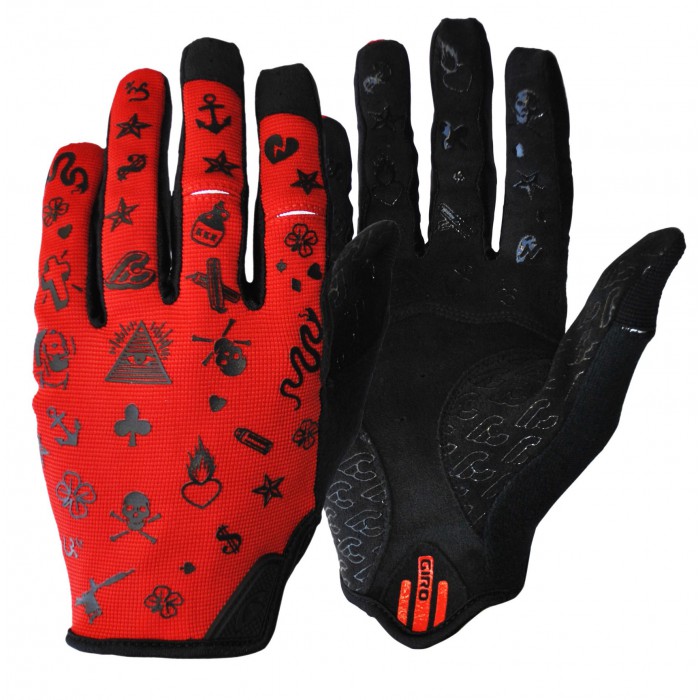 GIRO DND GLOVES X CINELLI - MIKE GIANT RED
