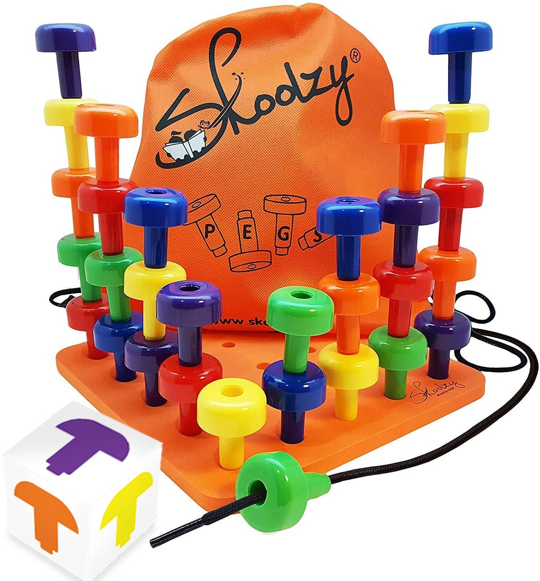 12 Ways to Use Your Pegboard Stacking Toy! – Skoolzy