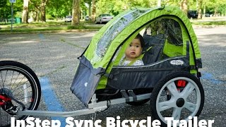 InStep Sync Bicycle Trailer Review (Attached to a Folding Bike) - YouTube