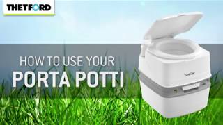 How to use your Thetford Porta Potti - YouTube