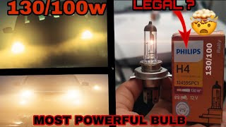 PHILIPS RALLY H4 HEADLIGHT BULB (1300w) ||EXTREMELY BRIGHT PHILIPS  HALOGEN BULBS|| COMPLETE TEST - YouTube