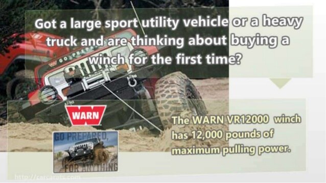 Review of the WARN VR12000 (86260) Winch