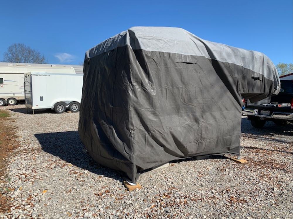 Camco UltraGuard Slide-In Camper Cover - 16-1/2' Long Camco RV Covers  CAM45771