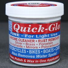 Quick-Glo - Fine Formula. Chrome & metals cleaner. 220ml/8oz :  Amazon.co.uk: Sports & Outdoors