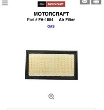 Buy Air Filter Motorcraft FA-1884 online | eBay
