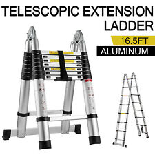 Finether 3.2m 11 Step Aluminium Telescopic Ladder for sale online | eBay