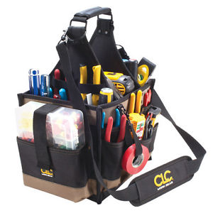 Tools & Workshop Equipment Custom LeatherCraft 4122 61-Pocket Bucket  Organizer Tool Boxes & Storage