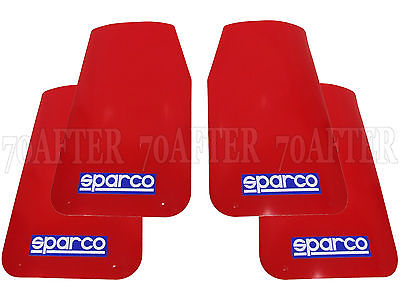 Sparco 03791RS Red Universal Mud Flap Diving & Snorkeling Sports & Outdoors  gellyplast.com