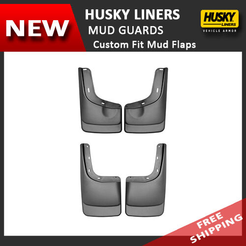 04-12 Ford F150 Husky Custom Molded Splash Guard Mud Flap Front & Rear