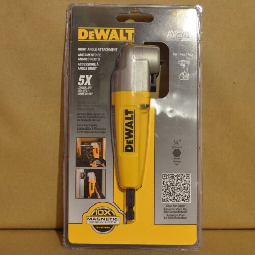 Brand New DEWALT DWARA100 Right Angle Adapter Attachment Tools & Workshop  Equipment Power Tools