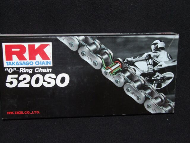 Automotive Chains RK Racing Chain 520-SO-120 120-Links O-Ring Chain with  Connecting Link