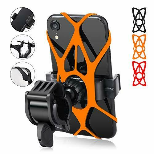 Roam Universal Bike Phone Mount for Motorcycle - Bike Handlebars,  Adjustable, Fits All iPhone's, 12, 11, X, iPhone 8, 8 Plus, All Samsung  Galaxy Phones, S21, S20, S10, Holds Any Phone Up