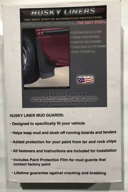 Car & Truck Splash Guards & Mud Flaps Front & Rear Mud Guards 04-14 Ford  F150 with OE Flares Husky Liners 56591+57591 Auto Parts and Vehicles