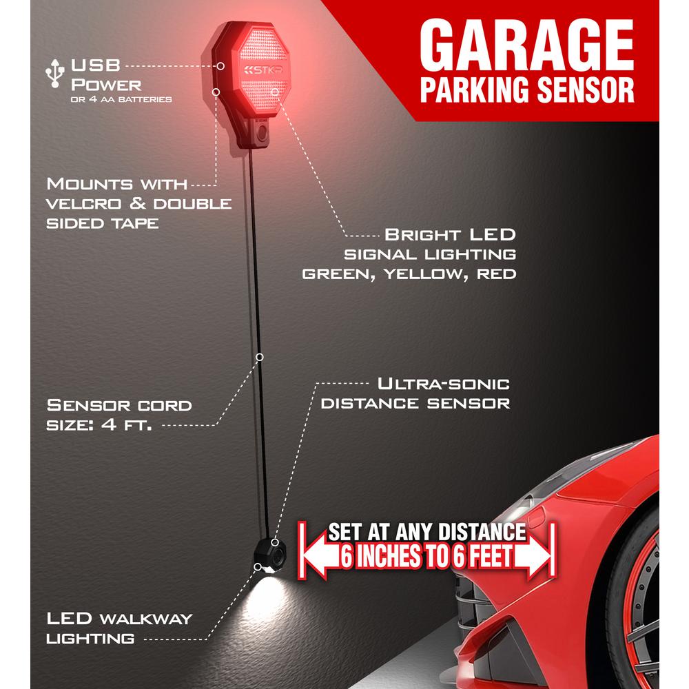 Parking Aid Striker Adjustable Garage Parking Sensor Other Garage Door  Equipment Home & Garden