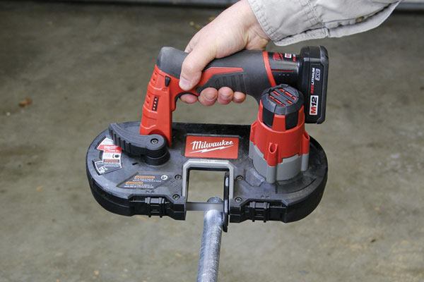 Milwaukee M12 12-Volt Lithium-Ion Cordless Sub-Compact Band Saw Kit  Brushless Band Power Saws Band Saw Blade