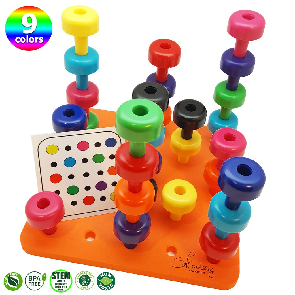Buy Skoolzy Shapes Puzzles for Toddlers - Educational Color Matching &  Shape Sorter Montessori Toys for Toddlers, Preschoolers and Occupational - Peg  Board Fine Motor Skills Learning Toy Online in Indonesia. B01MEEWL4F