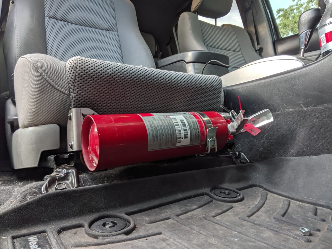 2nd and 3rd gen Tacoma fire extinguisher mount | Tacoma World