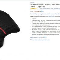 Airhawk R-REVB Cruiser R Large Motorcycle Seat Cushion for Comfortable  Travel Sporting Goods Saddles, Seats romeinformation.it