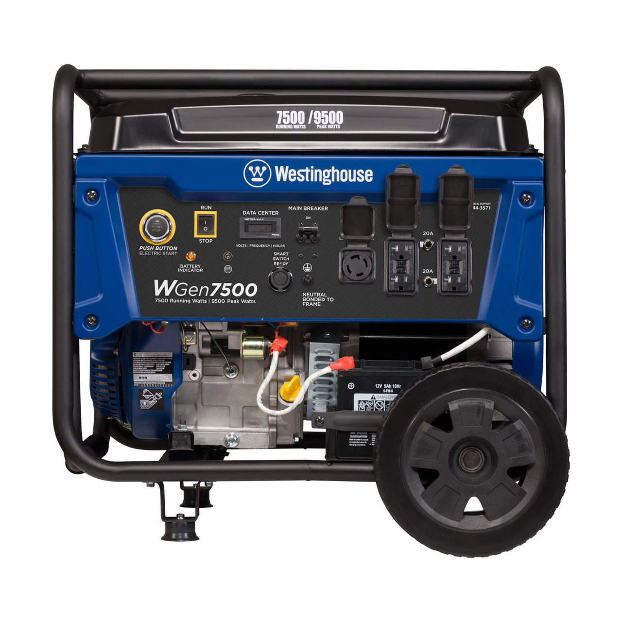 Westinghouse WGen7500 WGen7500 9,500/7,500 Watt Gas Powered Portable  Generator with Remote Start and Transfer Switch Outlet for Home Backup  Manual | Manualzz