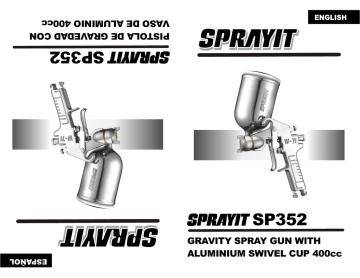 SPRAYIT SP-352 Spray Gun Owner's Manual | Manualzz