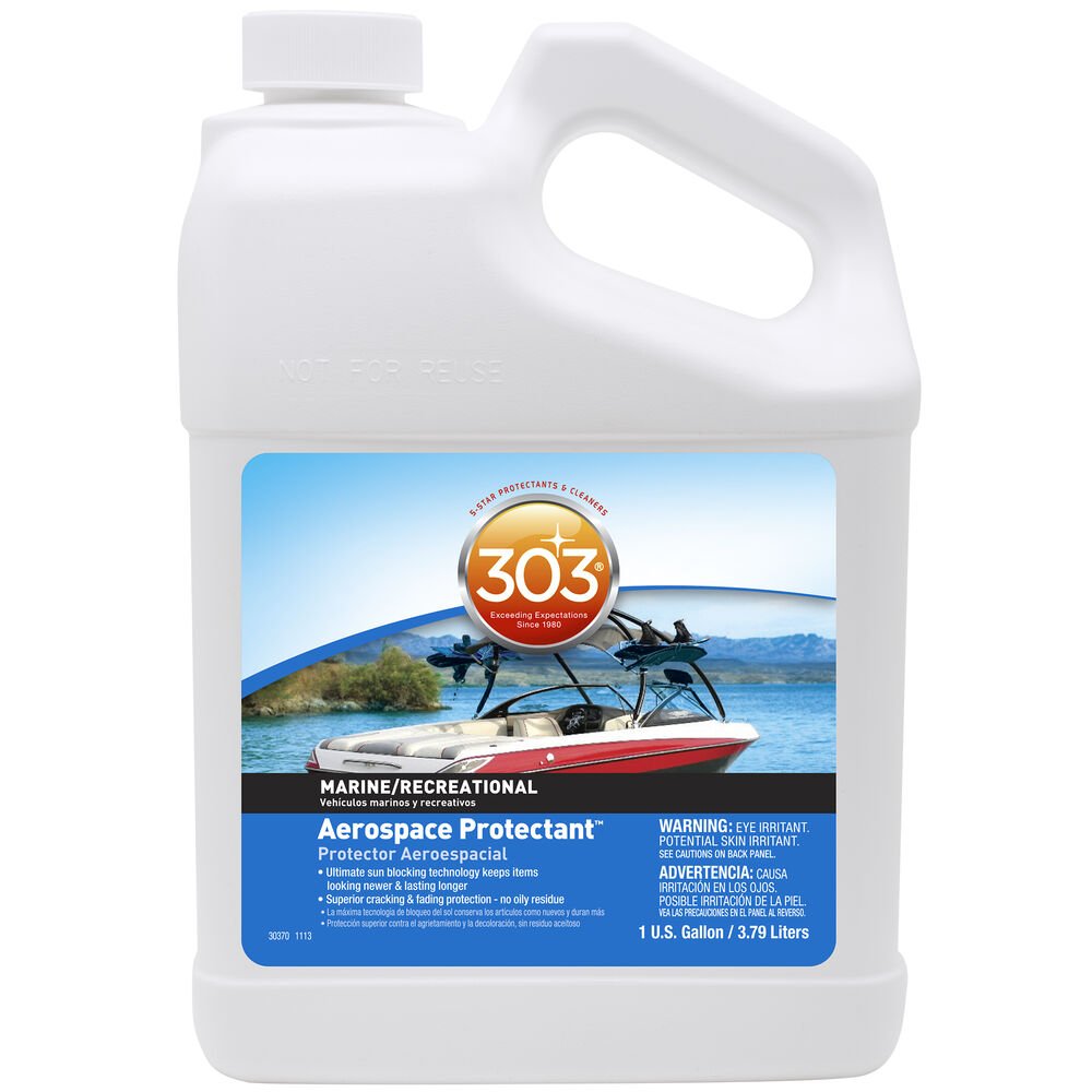 303 Products (30308CSR) UV Protectant Spray for Vinyl, Plastic, Rubber,  Fiberglass, Leather & More – Dust and Dirt Repellant - Non-Toxic, Matte  Finish, 16 Fl. oz., White : Amazon.ae: Automotive