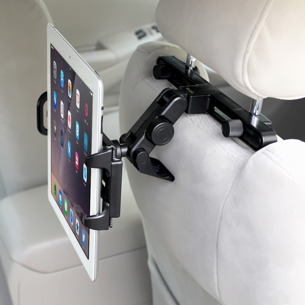 iKross Universal Backseat Headrest Mount Holder Kit for iPad & Tablets  7″-12″ (IKHD13) | iKross