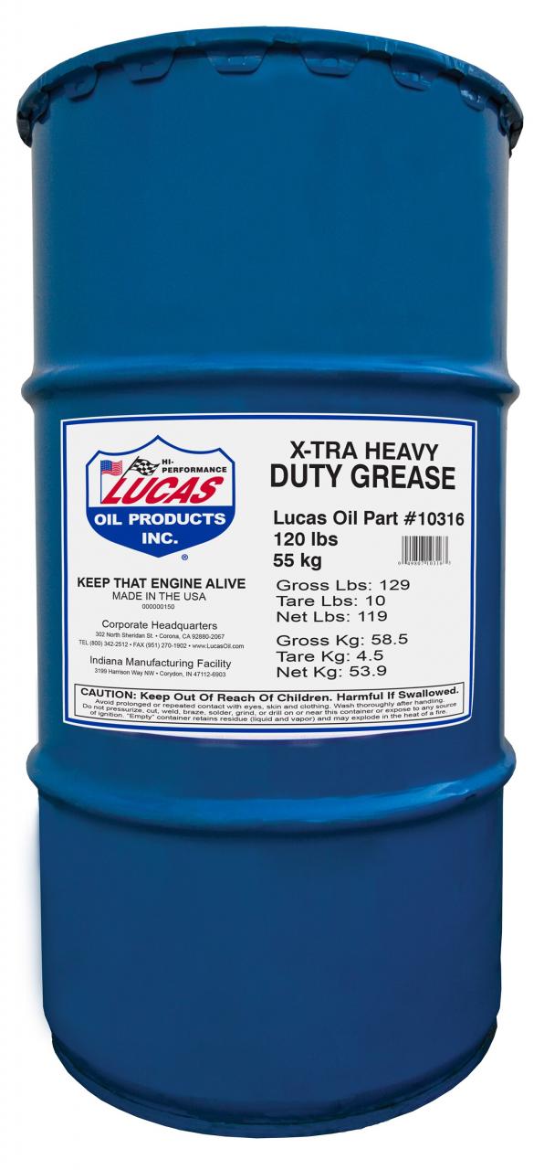 Lucas Oil Products 120-lb Lucas Oil Xtra Heavy Duty Grease in the Hardware  Lubricants department at Lowes.com