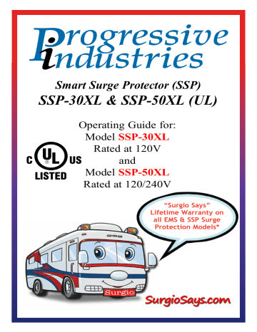 PROGRESSIVE INDUSTRIES SSP-50XL Power Inverter User Manual | Manualzz